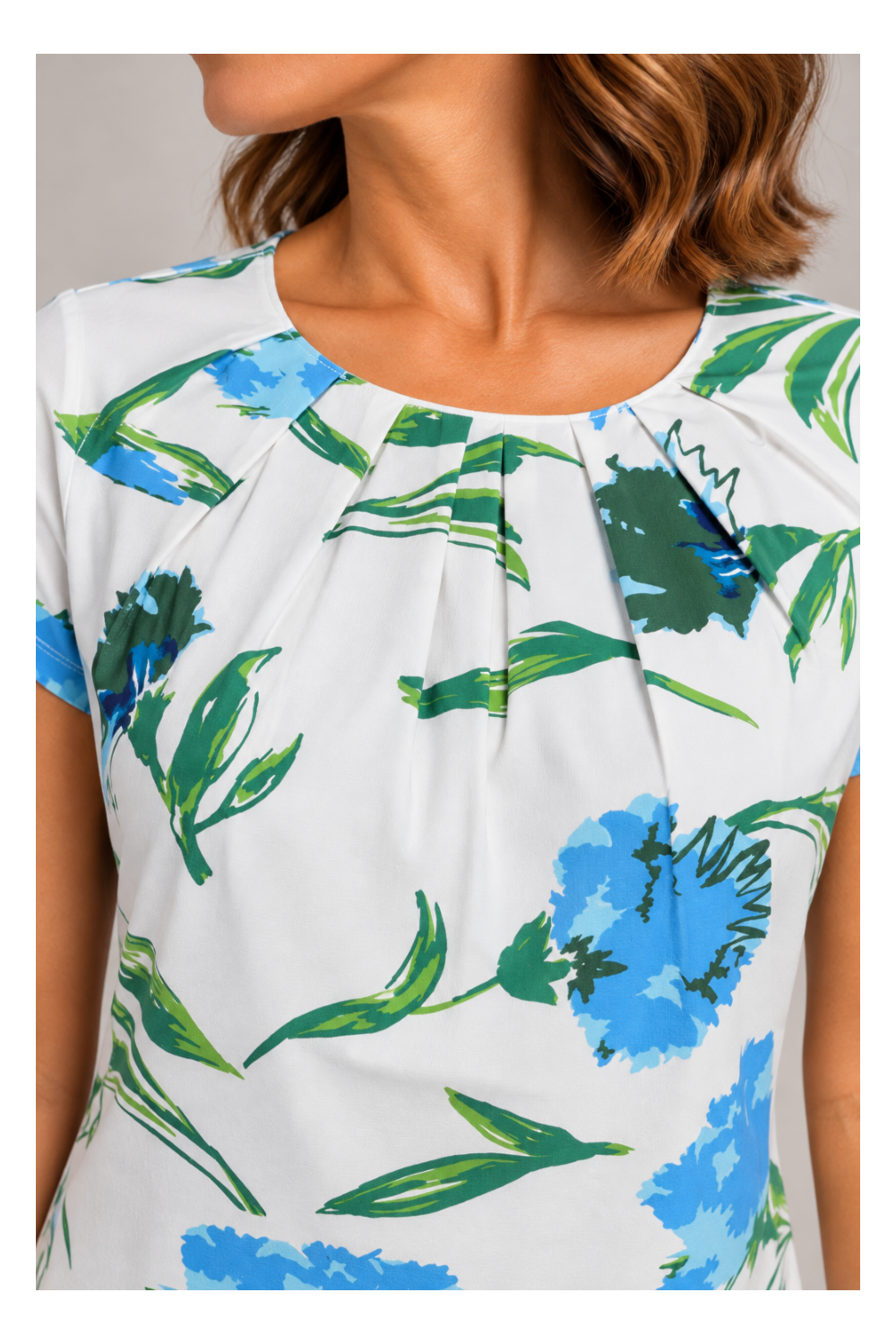 Blusa Alice Manga Curta Stroke ESTAMPA YAYA - Imagem 3