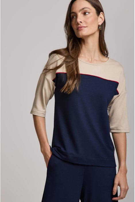 Blusa Cadu Tricolor Manga Curta