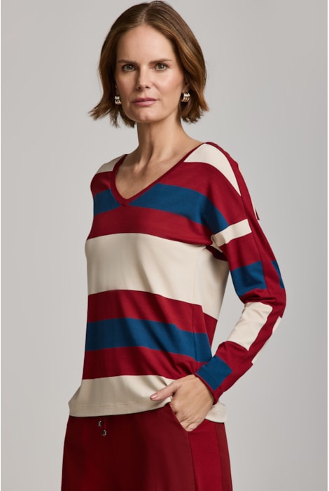 Blusa Copolla Listrada M/l