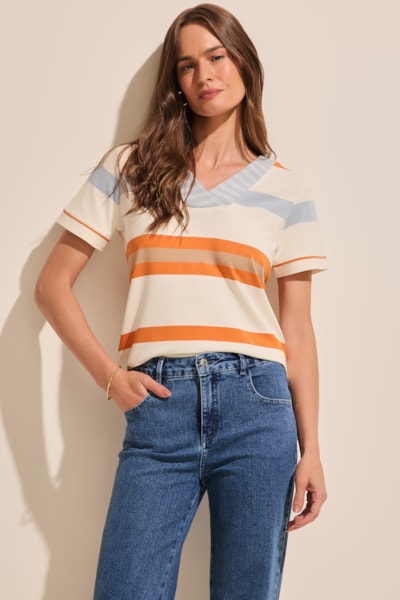 Blusa Coppola Listrada Stroke