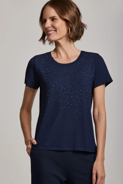Blusa Coppola M/c Hot Fix