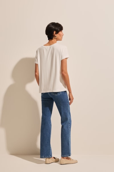 Segunda imagem do produto Blusa Coppola Manga Curta Off White
