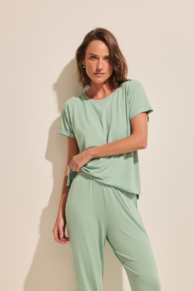 Blusa Le Manga Curta