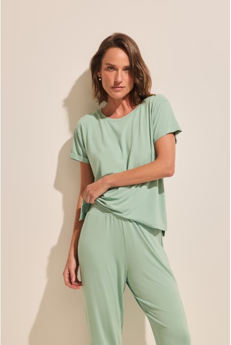 Blusa Le Manga Curta