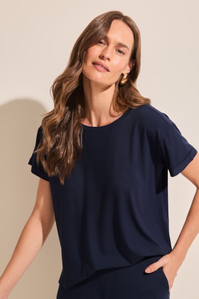 Blusa Le Manga Curta