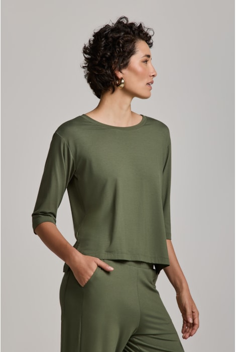 Segunda imagem do produto Blusa Lê Mg 3/4 Em Viscose
