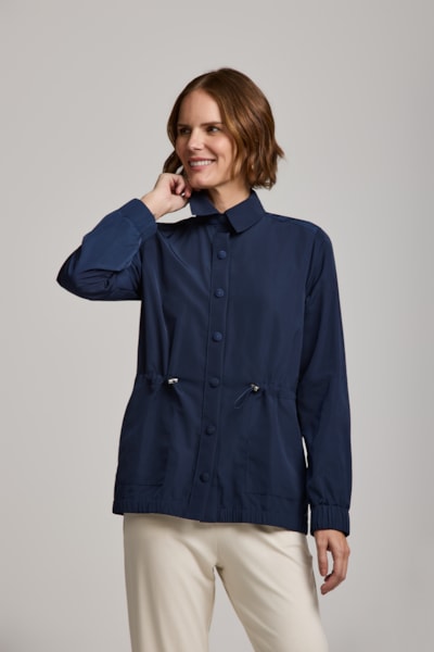 Parka Corta Vento Manga Longa