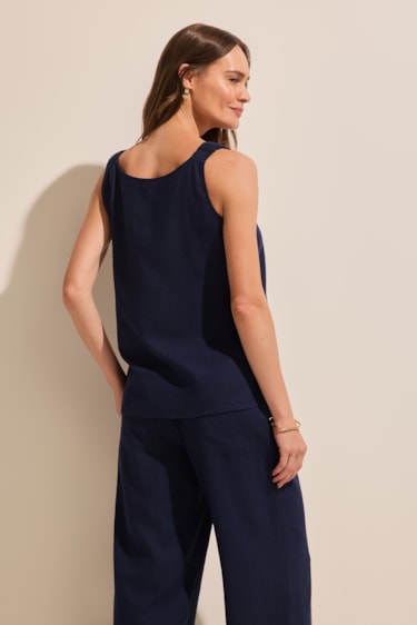 Segunda imagem do produto Regata Linho Stroke Collection