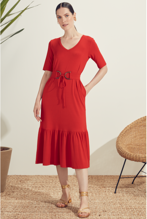 Vestido 1/2 Manga