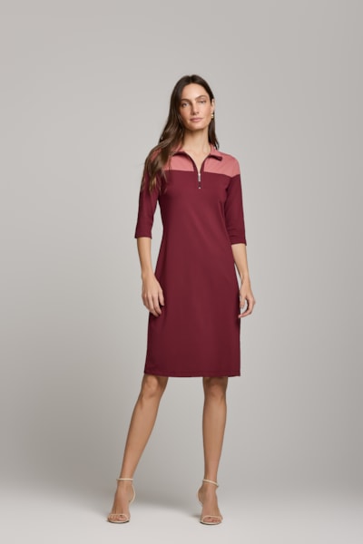 Vestido Anne Bicolor Mg 3/4