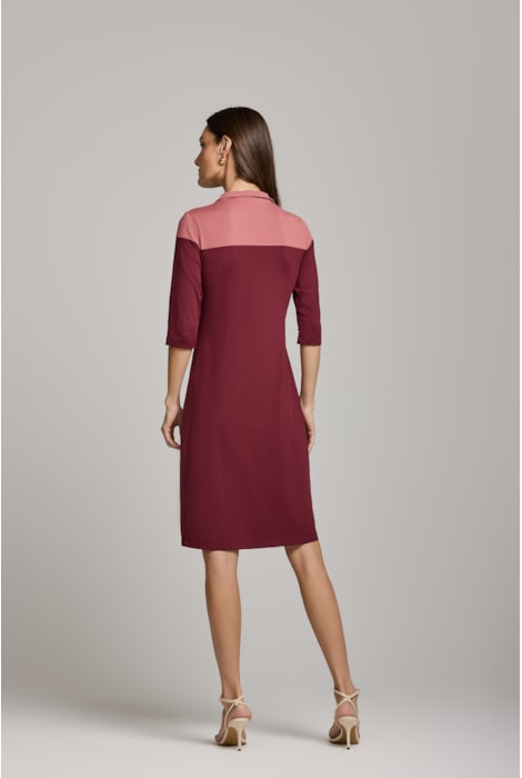Segunda imagem do produto Vestido Anne Bicolor Mg 3/4