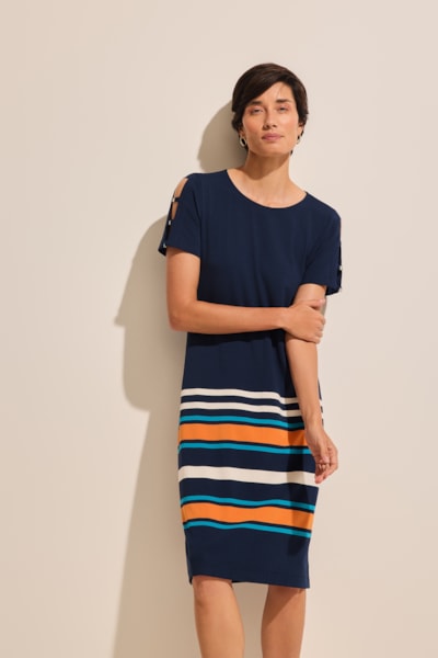 Vestido Anne Listrado
