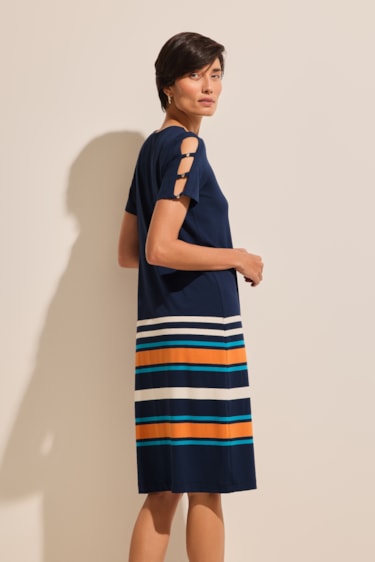 Segunda imagem do produto Vestido Anne Listrado