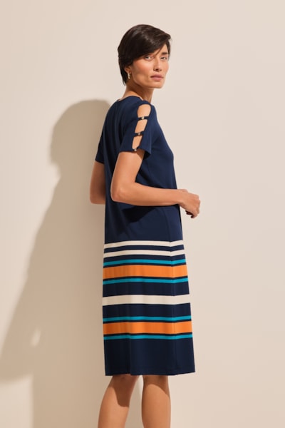 Segunda imagem do produto Vestido Anne Listrado