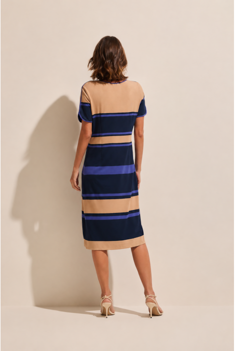 Segunda imagem do produto Vestido Anne Listrado Vortex Stroke