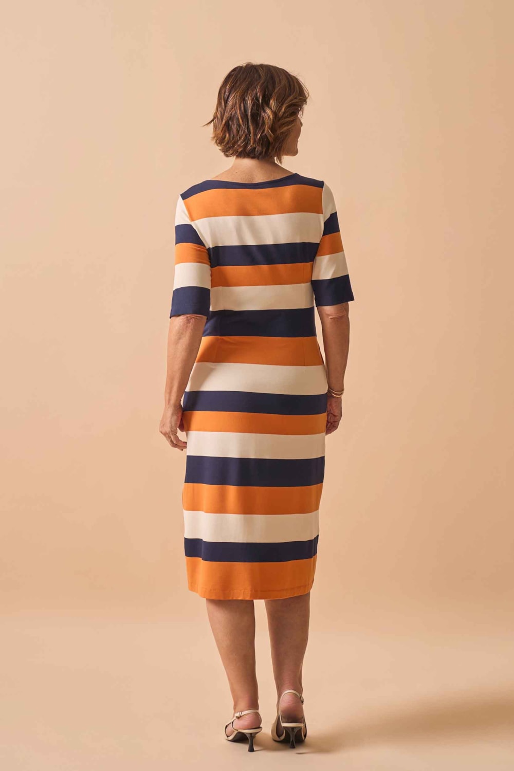 Vestido Anne Midi Listrado Stroke LISTRADO - Imagem 2