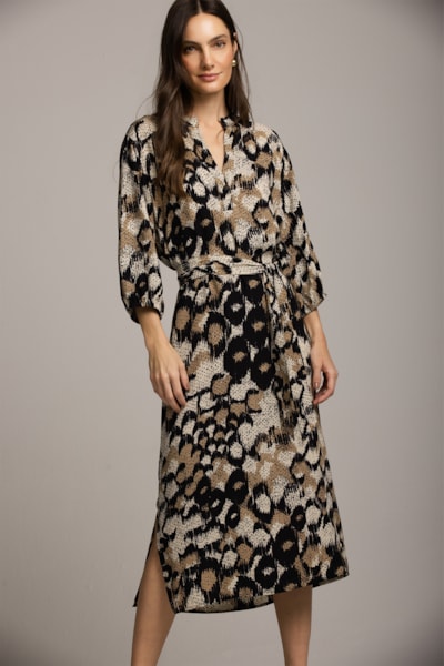 Vestido Estampado Mg 7/8