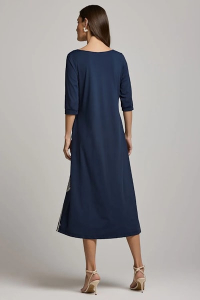 Segunda imagem do produto Vestido Mid Estampado Mg 3/4